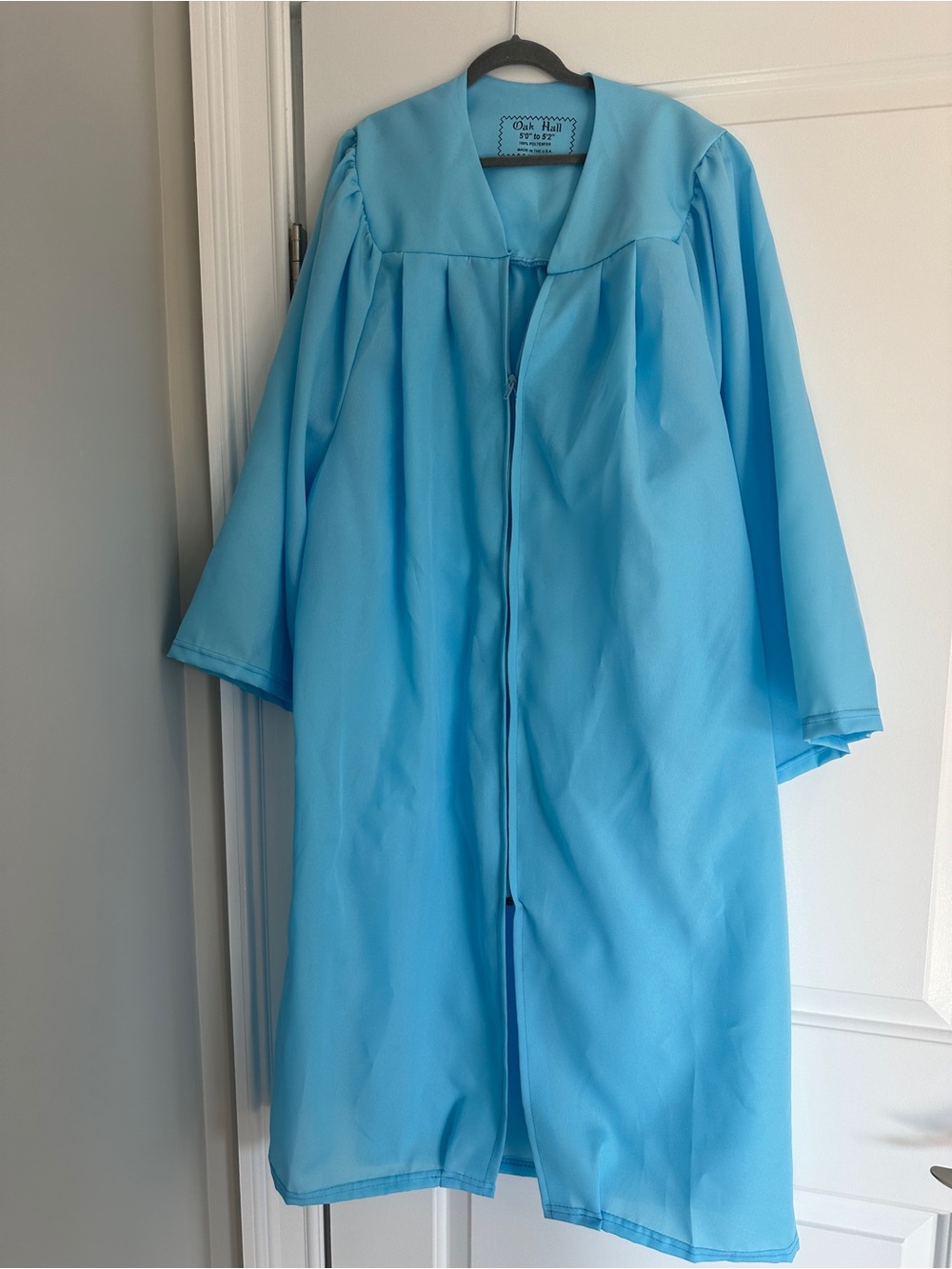 Light Blue Graduation Gown